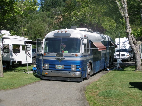 our 1958 greyhound bus